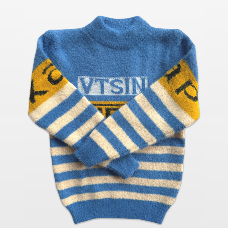 Vtsin Strip Neck Sweater