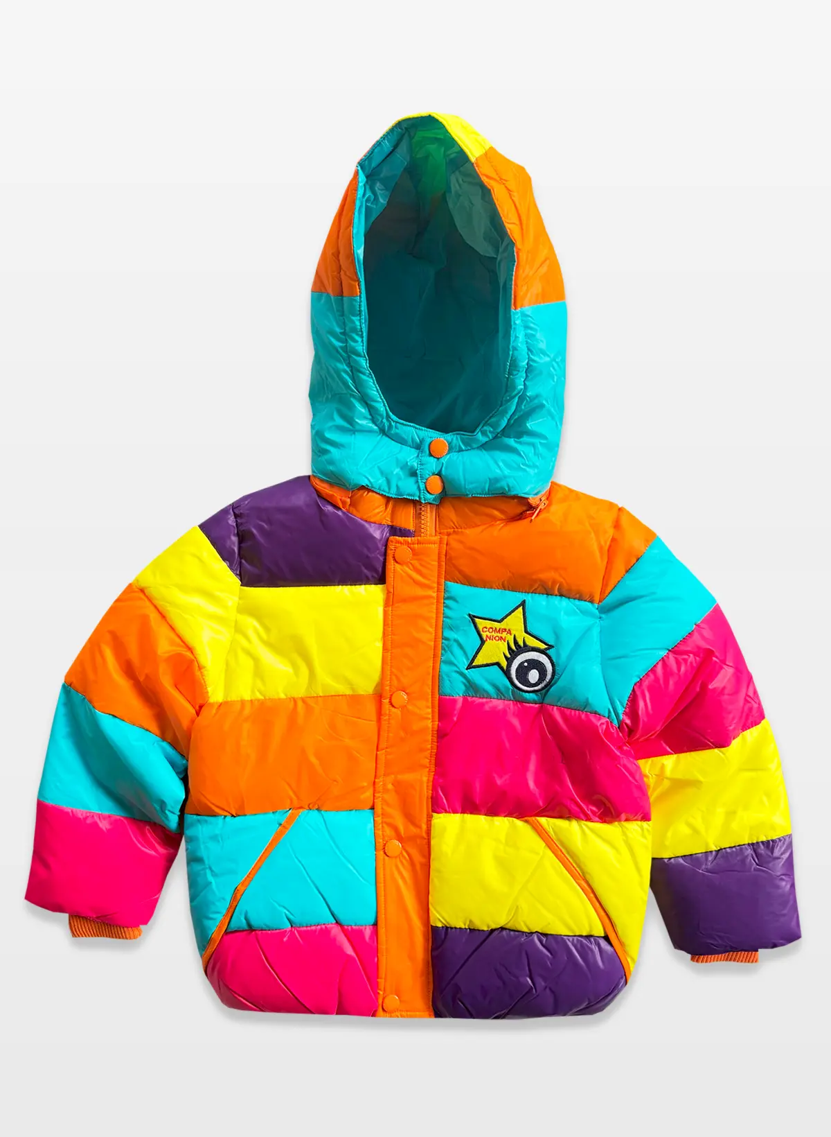 Multi Colour Puffer Jacket